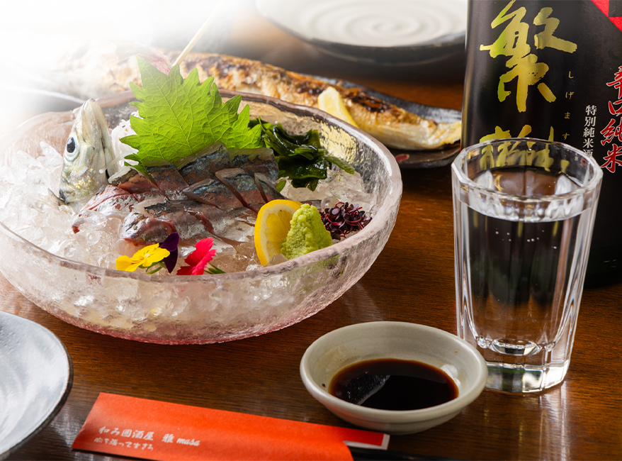 日本酒と魚料理